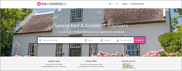 Bed and Breakfast Europe