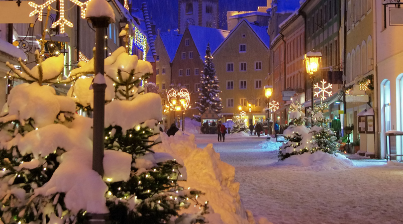 Romantischer Weihnachtsmarkt in Füssen